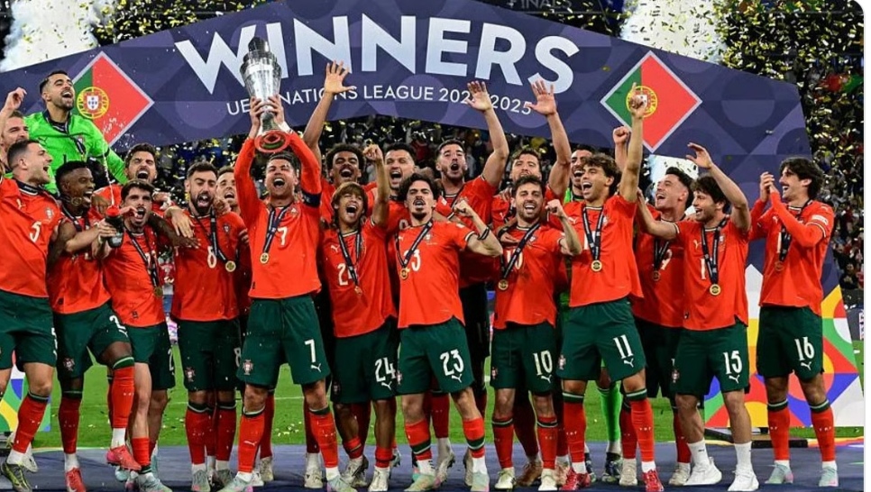 على حساب إسبانيا.. بقيادة "كريستيانو رونالدو".. منتخب البرتغال يتوّج بلقب دوري الأمم الأوروبية 2025