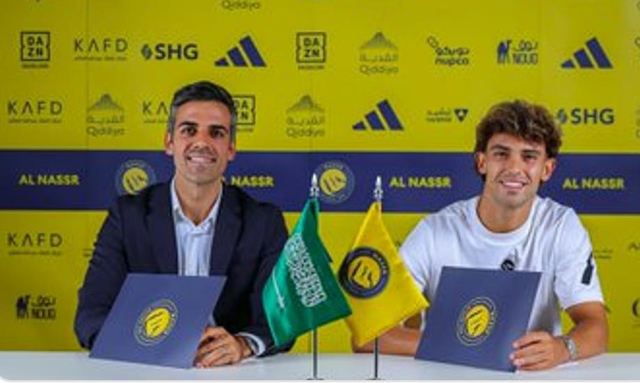 رسميًا .. النصر يضم البرتغالي جواو فيليكس حتى 2027 قادماً من تشيلسي الإنجليزي