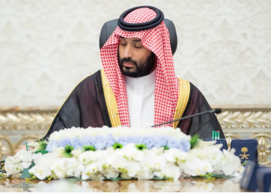 ولي العهد يرأس جلسة مجلس الوزراء