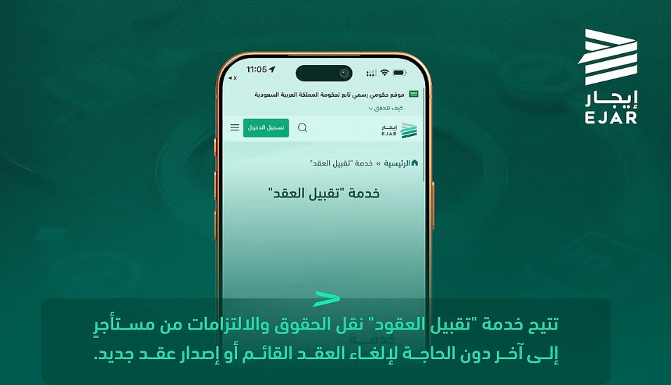 "إيجار" يطلق خدمة تقبيل العقود دون إلغاء العقد القائم