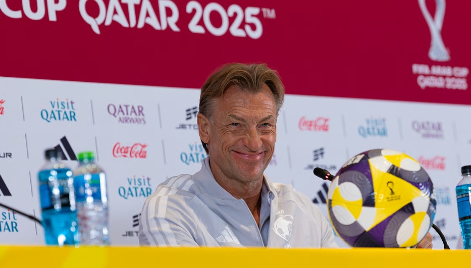 رينارد: هدفنا نصف نهائي كأس العرب وجاهزون لمواجهة فلسطين