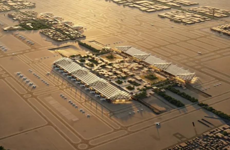 بدء أعمال إنشاء المدرج الثالث بمطار الملك سلمان