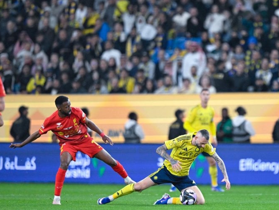 النصر يسقط أمام القادسية بثنائية قبل قمة الهلال في دوري روشن