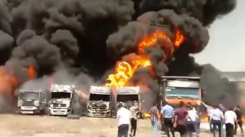 حادث غامض جديد يهز إيران.. انفجار بإقليم كرمنشاه الغربي حادث غامض جديد يهز إيران.. انفجار بإقليم كرمنشاه الغربي