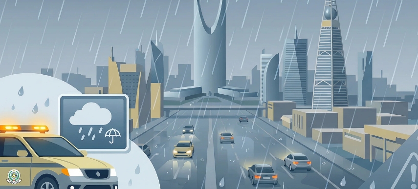 توقُّعات بهطول أمطار خفيفة إلى متوسطة على الرياض ومحافظاتها اليوم الأثنين
