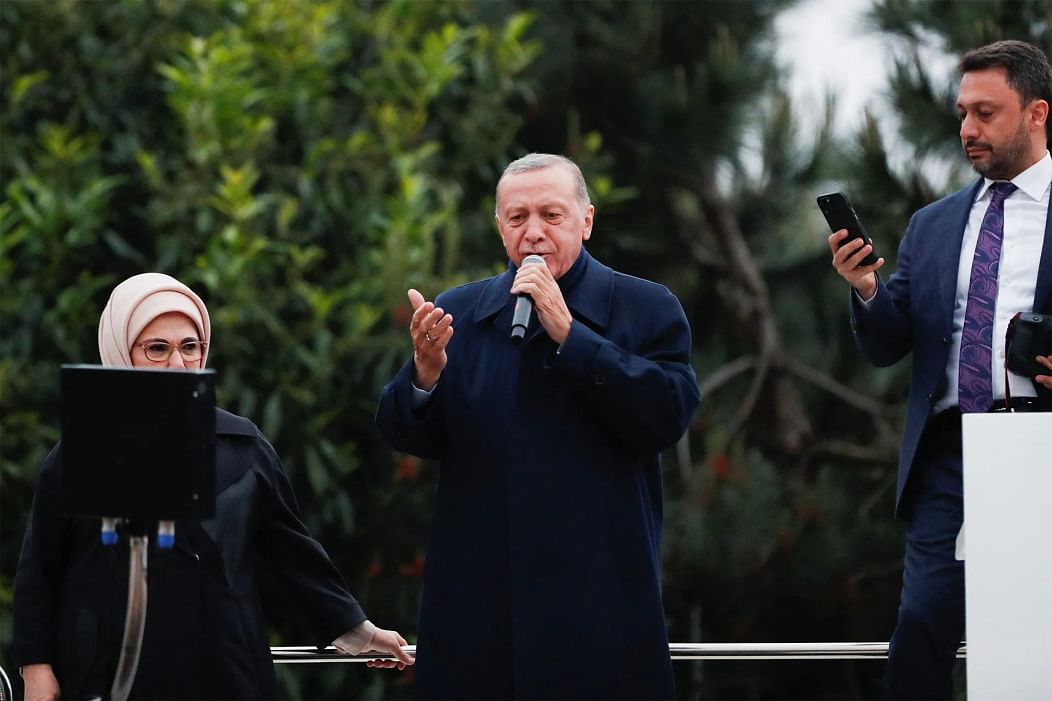 "أردوغان" يعلن فوزه بانتخابات الرئاسة "أردوغان" يعلن فوزه بانتخابات الرئاسة
