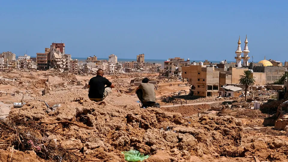 ارتفاع أعداد قتلى فيضانات مدينة درنة الليبية إلى 11300