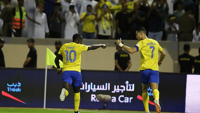 دوري روشن السعودي للمحترفين: "رونالدو" ينقذ النصر من مطب الطائي دوري روشن السعودي للمحترفين: "رونالدو" ينقذ النصر من مطب الطائي