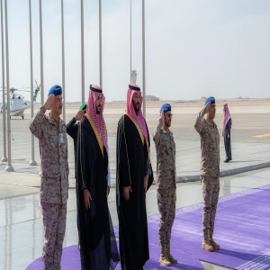 ولي العهد يرعى افتتاح مرافق قاعدة الملك سلمان الجوية بالرياض