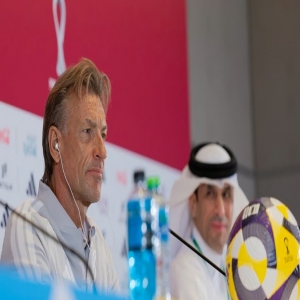 مدرب الأخضر "رينارد": نلعب لردّ الدين لجماهيرنا.. وهدفنا الوصول للنهائي