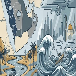 الأرصاد تحذّر من أمطار غزيرة وسيول على 10 مناطق مع رياح قوية