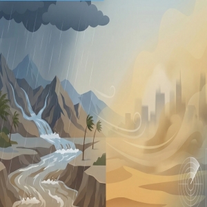 أمطار غزيرة وسيول على عسير وجازان ونجران واستمرار الغبار على مناطق واسعة الأحد